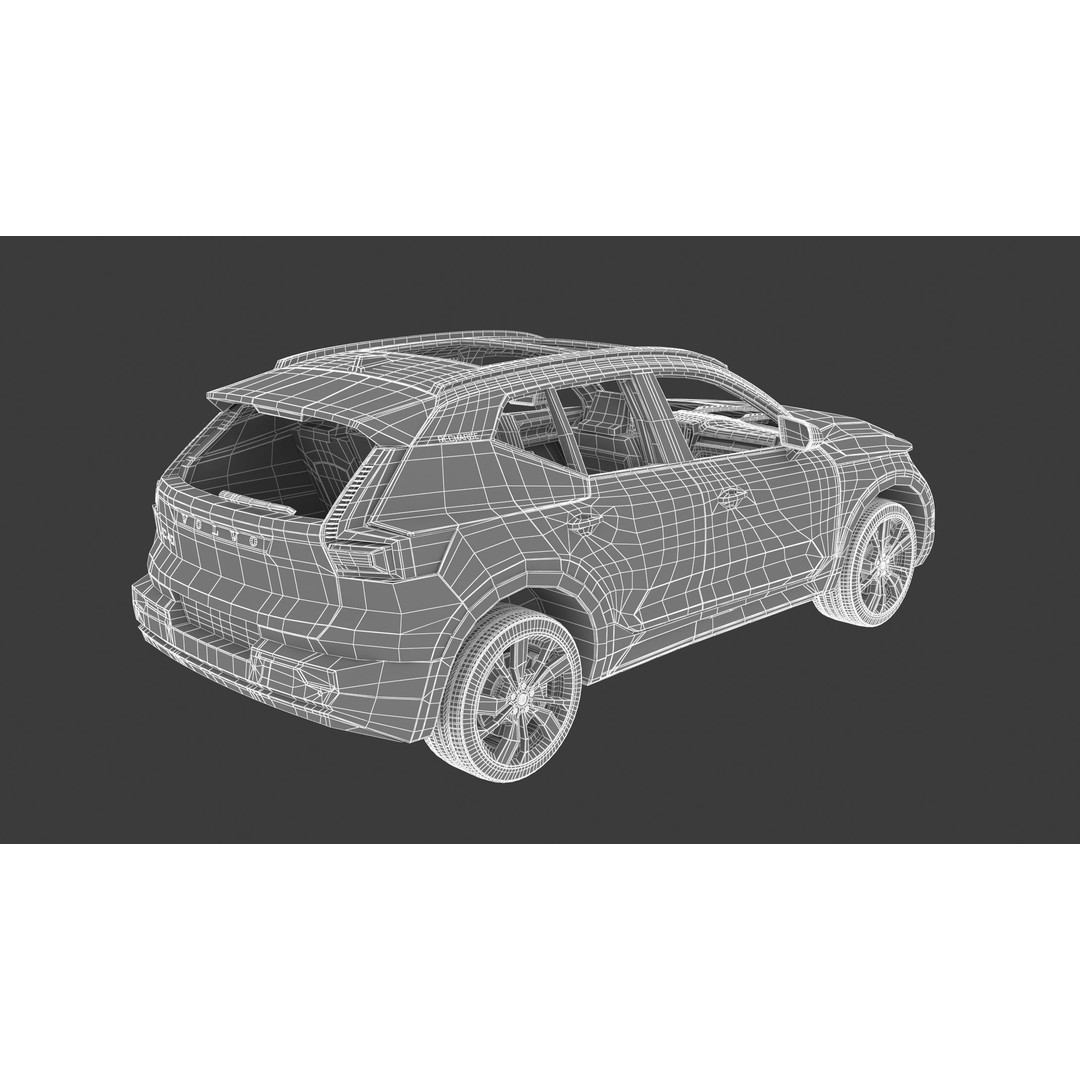 2020 Volvo XC40 Recharge 3D Model – High Quality SUV Asset, FBX, OBJ - View 31