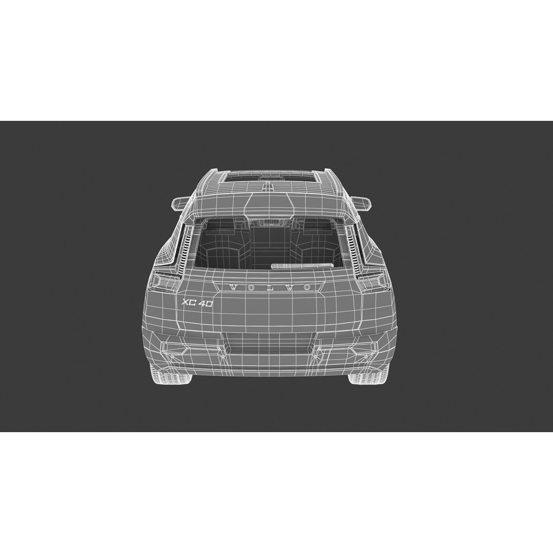 2020 Volvo XC40 Recharge 3D Model – High Quality SUV Asset, FBX, OBJ - View 32