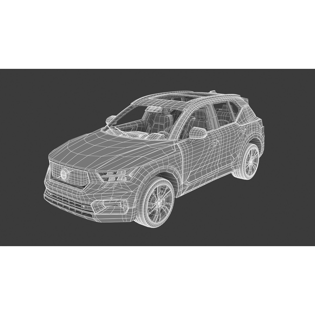 2020 Volvo XC40 Recharge 3D Model – High Quality SUV Asset, FBX, OBJ - View 35
