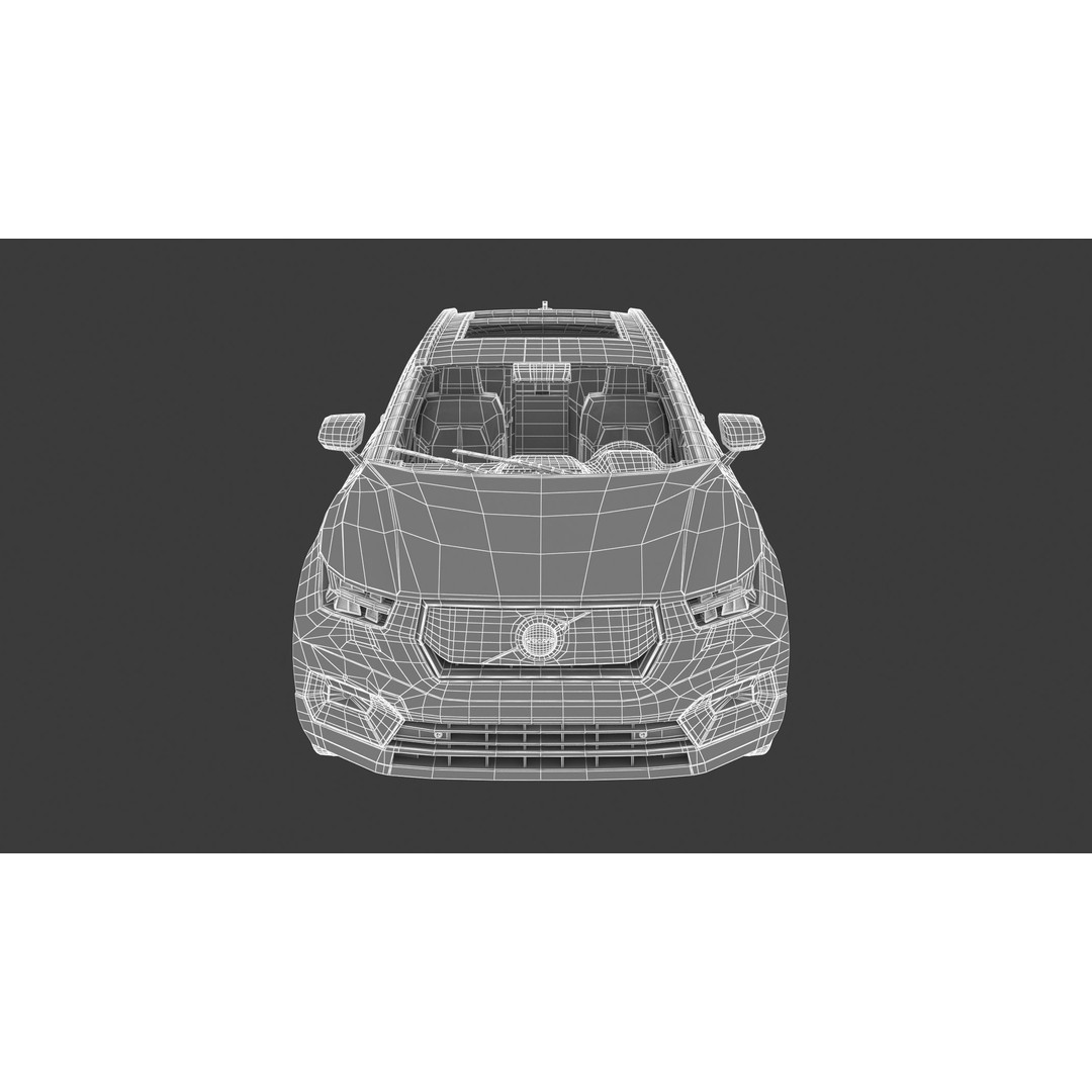 2020 Volvo XC40 Recharge 3D Model – High Quality SUV Asset, FBX, OBJ - View 36