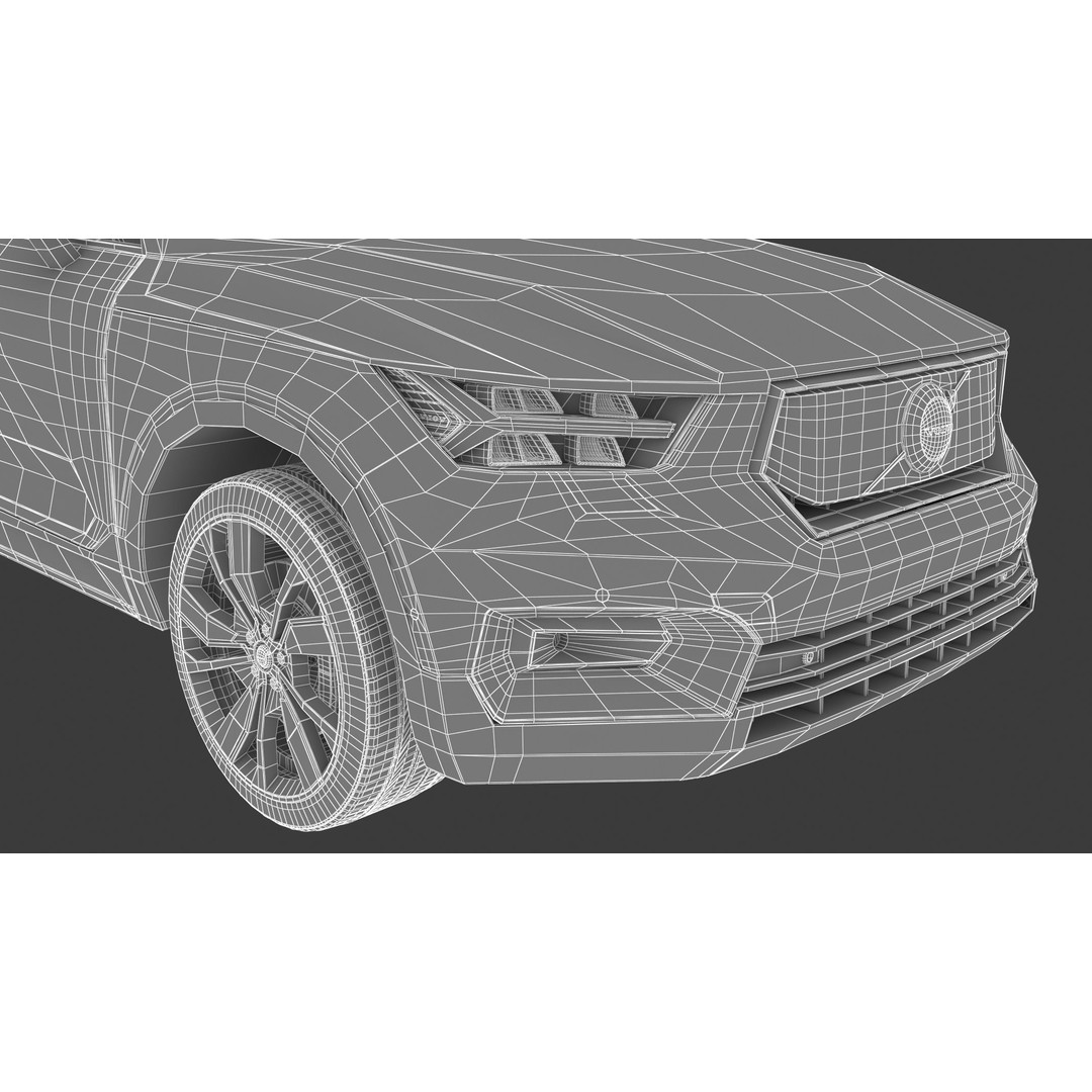 2020 Volvo XC40 Recharge 3D Model – High Quality SUV Asset, FBX, OBJ - View 38
