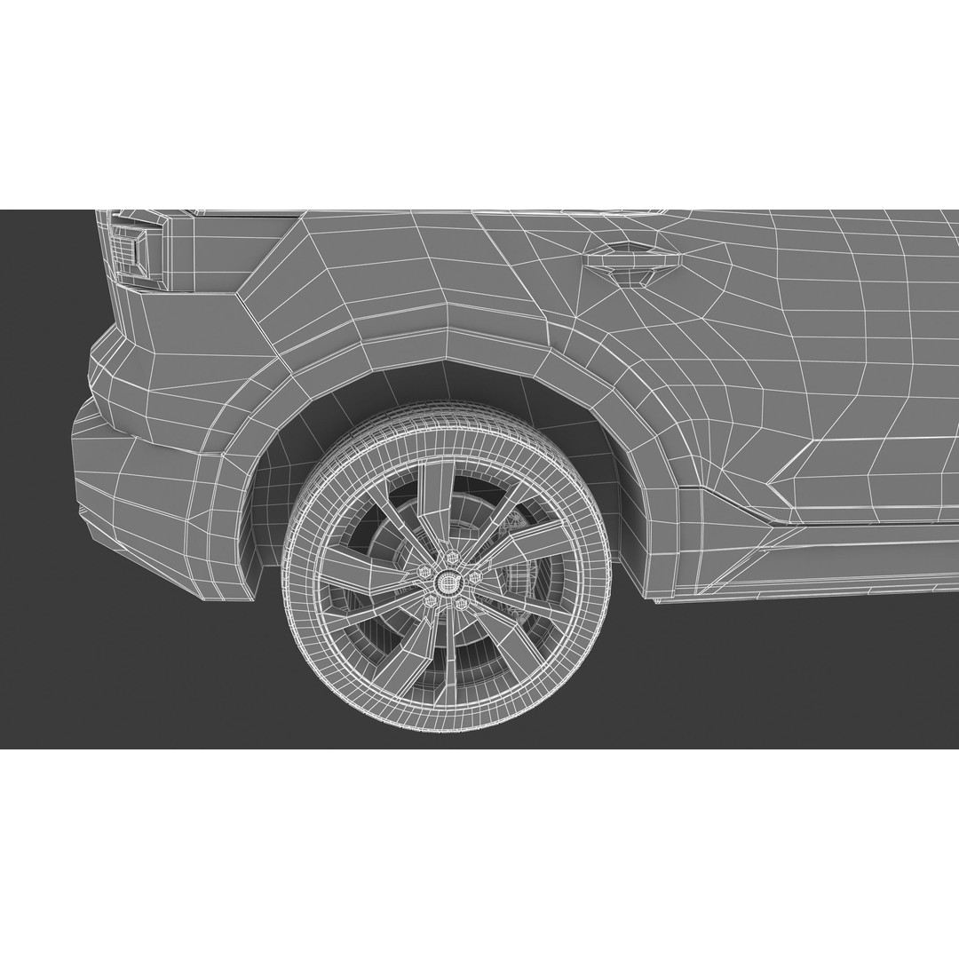 2020 Volvo XC40 Recharge 3D Model – High Quality SUV Asset, FBX, OBJ - View 39