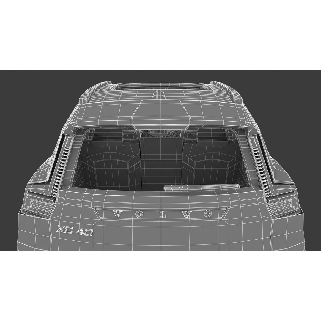 2020 Volvo XC40 Recharge 3D Model – High Quality SUV Asset, FBX, OBJ - View 41