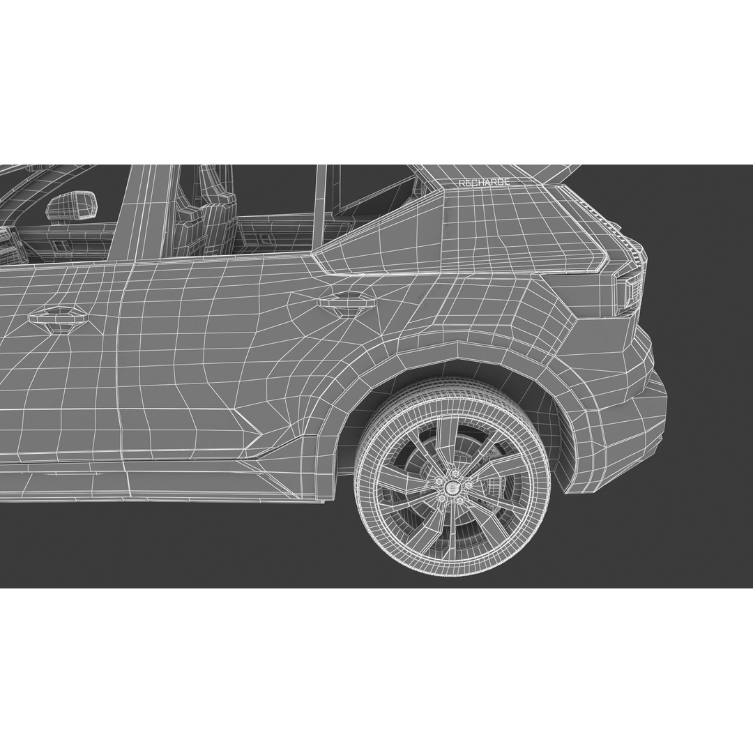 2020 Volvo XC40 Recharge 3D Model – High Quality SUV Asset, FBX, OBJ - View 43