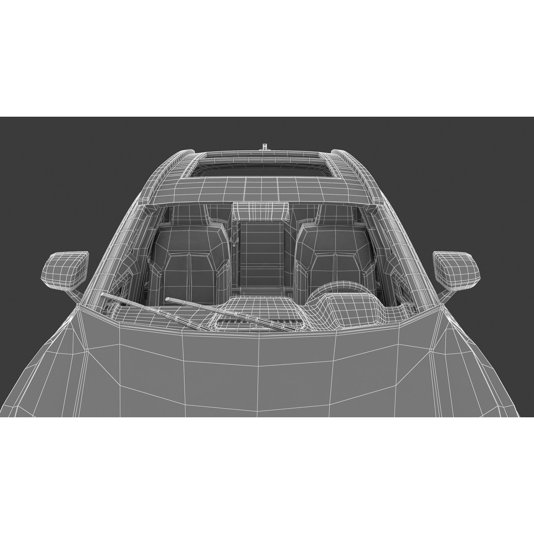 2020 Volvo XC40 Recharge 3D Model – High Quality SUV Asset, FBX, OBJ - View 45