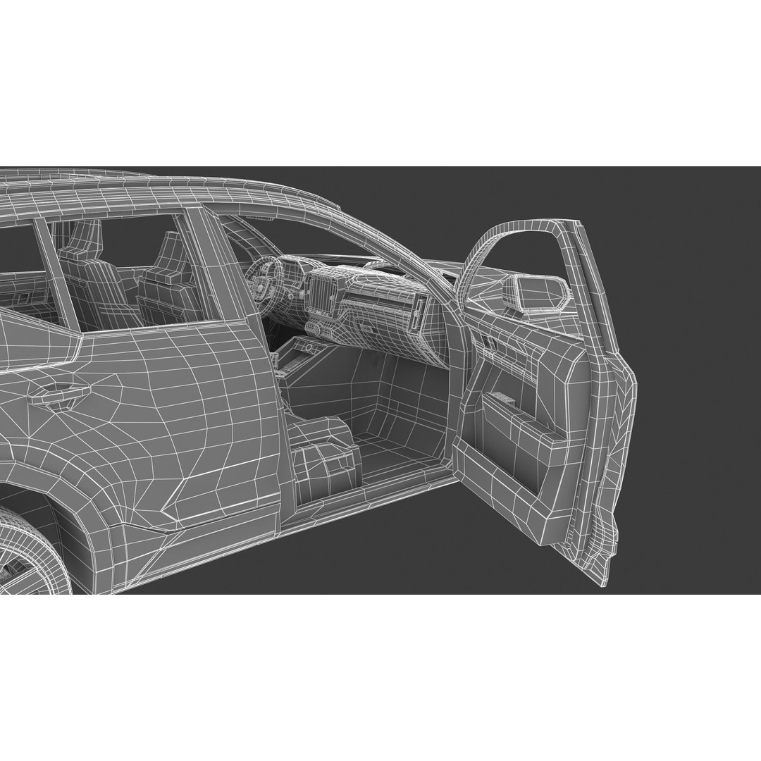 2020 Volvo XC40 Recharge 3D Model – High Quality SUV Asset, FBX, OBJ - View 47