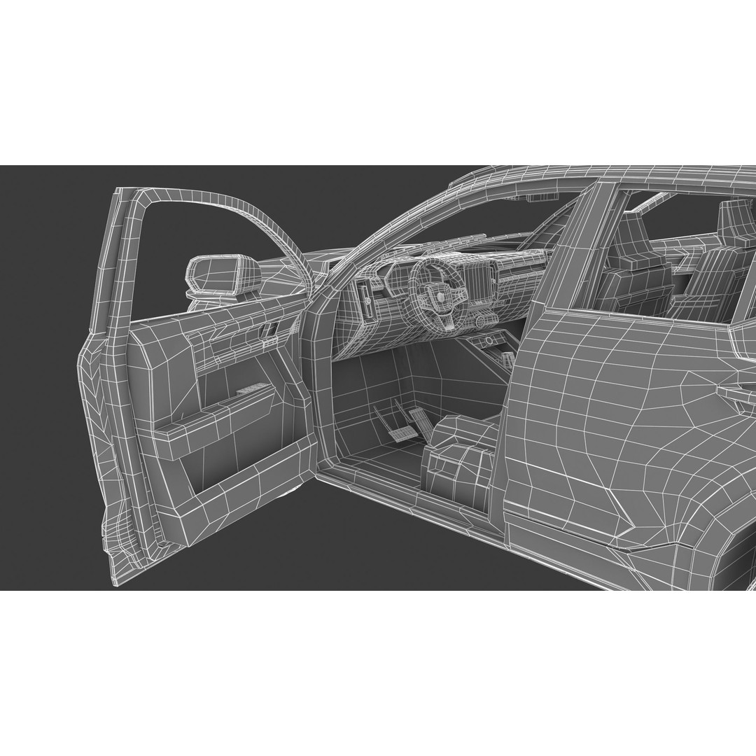 2020 Volvo XC40 Recharge 3D Model – High Quality SUV Asset, FBX, OBJ - View 48