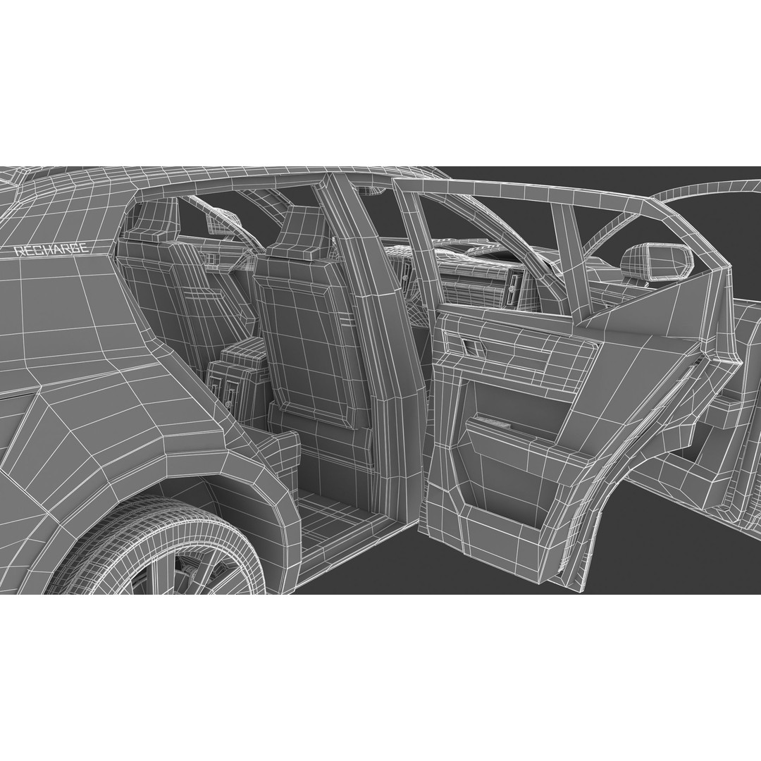 2020 Volvo XC40 Recharge 3D Model – High Quality SUV Asset, FBX, OBJ - View 50