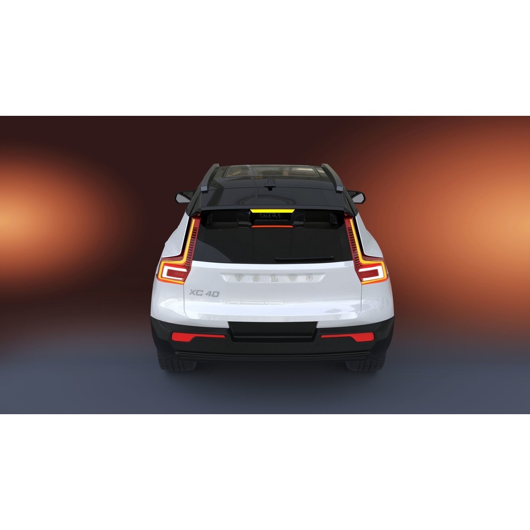 2020 Volvo XC40 Recharge 3D Model – High Quality SUV Asset, FBX, OBJ - View 6