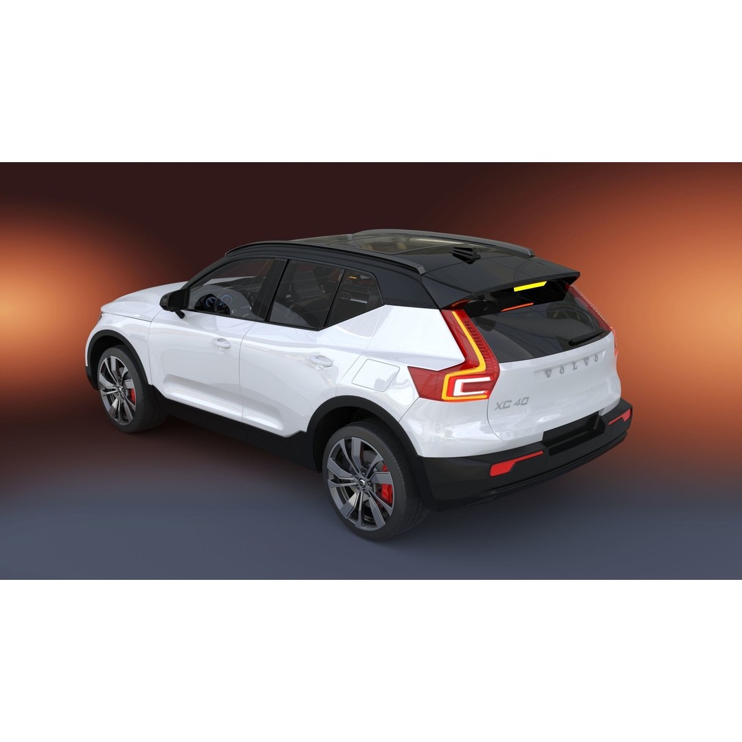 2020 Volvo XC40 Recharge 3D Model – High Quality SUV Asset, FBX, OBJ - View 7