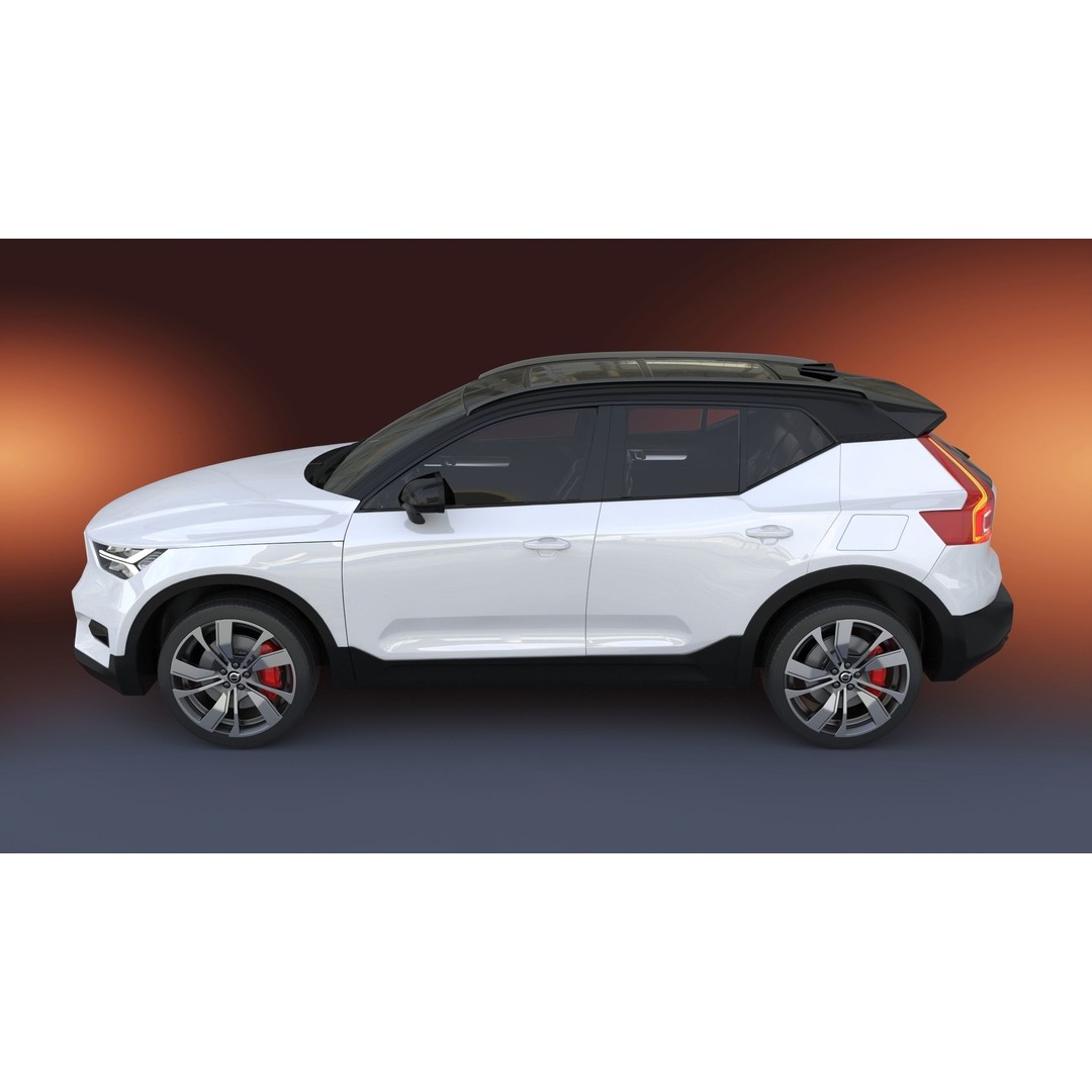 2020 Volvo XC40 Recharge 3D Model – High Quality SUV Asset, FBX, OBJ - View 8