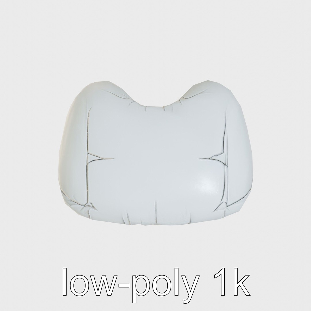 Boxing Pad 3D Model – Low Poly PBR Training Asset for Games - View 9