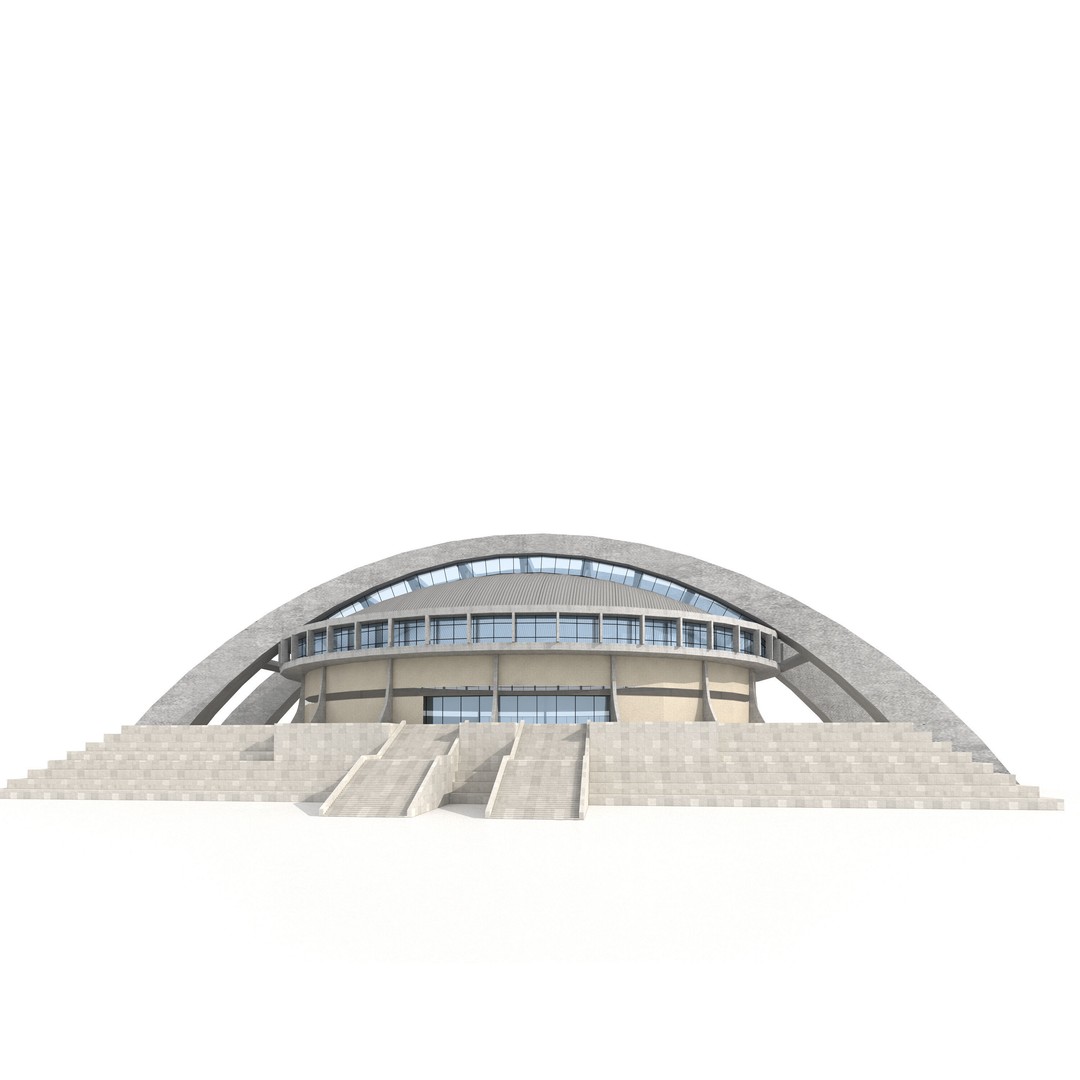 Comprehensive Sports Complex 3D Model – High Poly PBR Asset, FBX - View 8