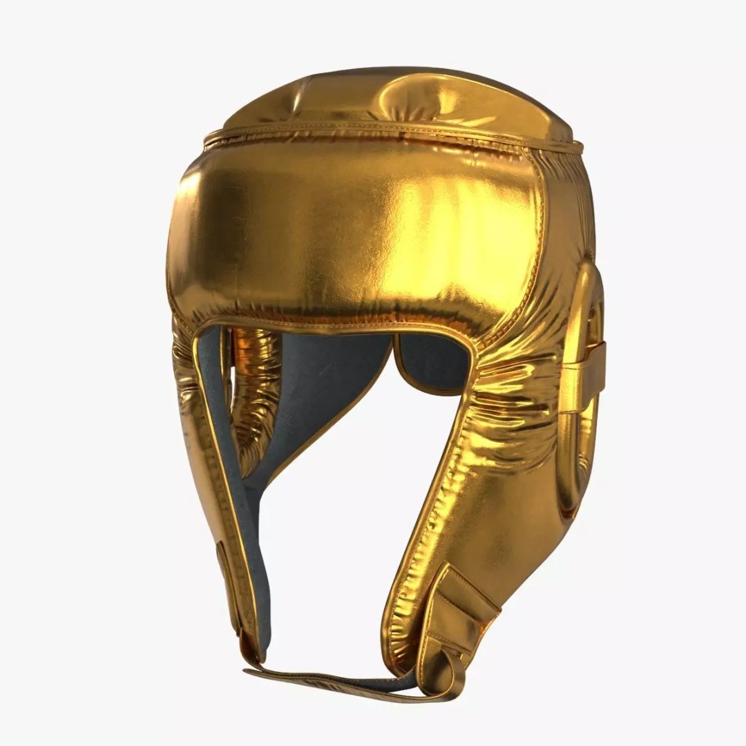 Boxing Training Helmet 3D Model – Low Poly PBR Game Asset, FBX, OBJ - View 2