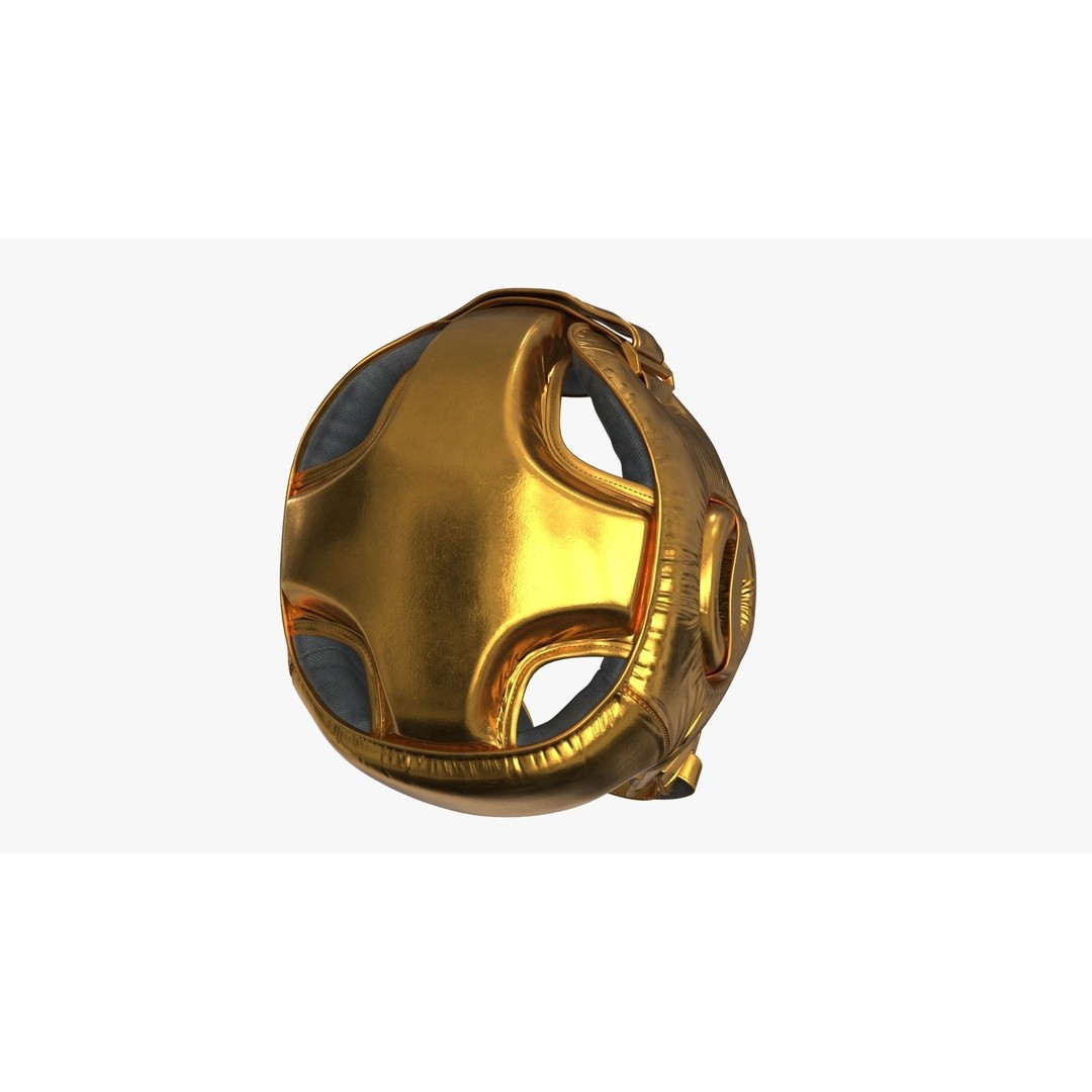 Boxing Training Helmet 3D Model – Low Poly PBR Game Asset, FBX, OBJ - View 5
