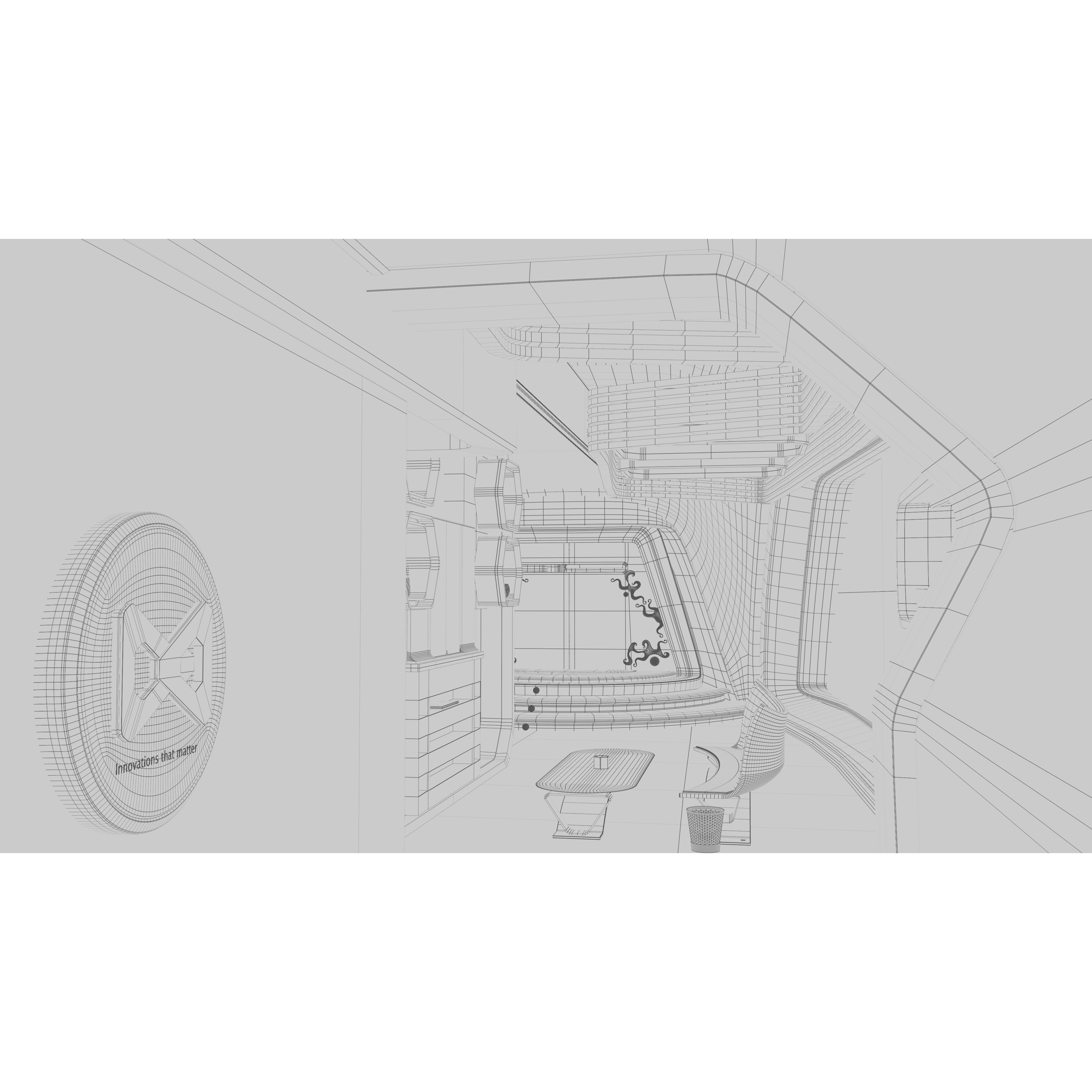 Centurion Spaceship - Low-Poly Game-Ready 3D Model - View 20