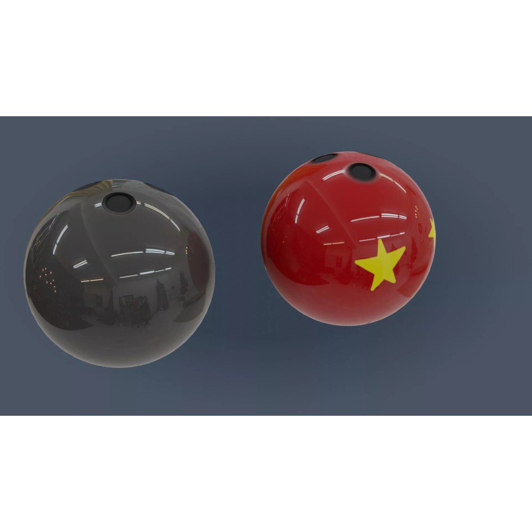 Bowling Set 3D Model – Low Poly Game Ready PBR Asset, FBX, OBJ - View 7