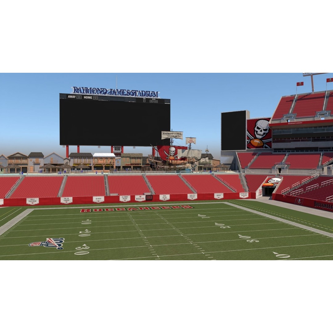 Raymond James Stadium 3D Model – High Poly Venue for Unreal Engine - View 5