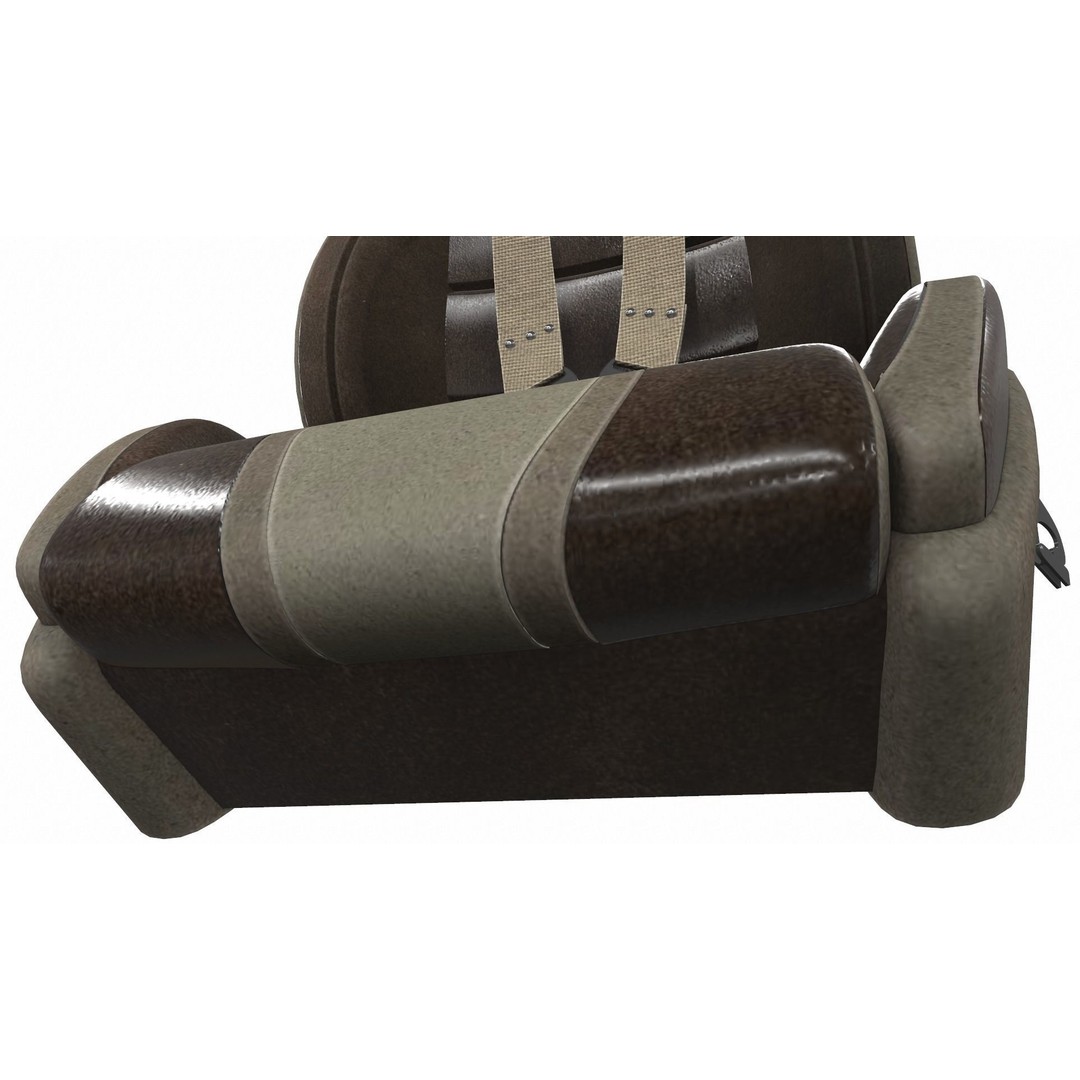 Sport Racing Car Seat 3D Model – PBR Textures, FBX, OBJ Formats - View 12