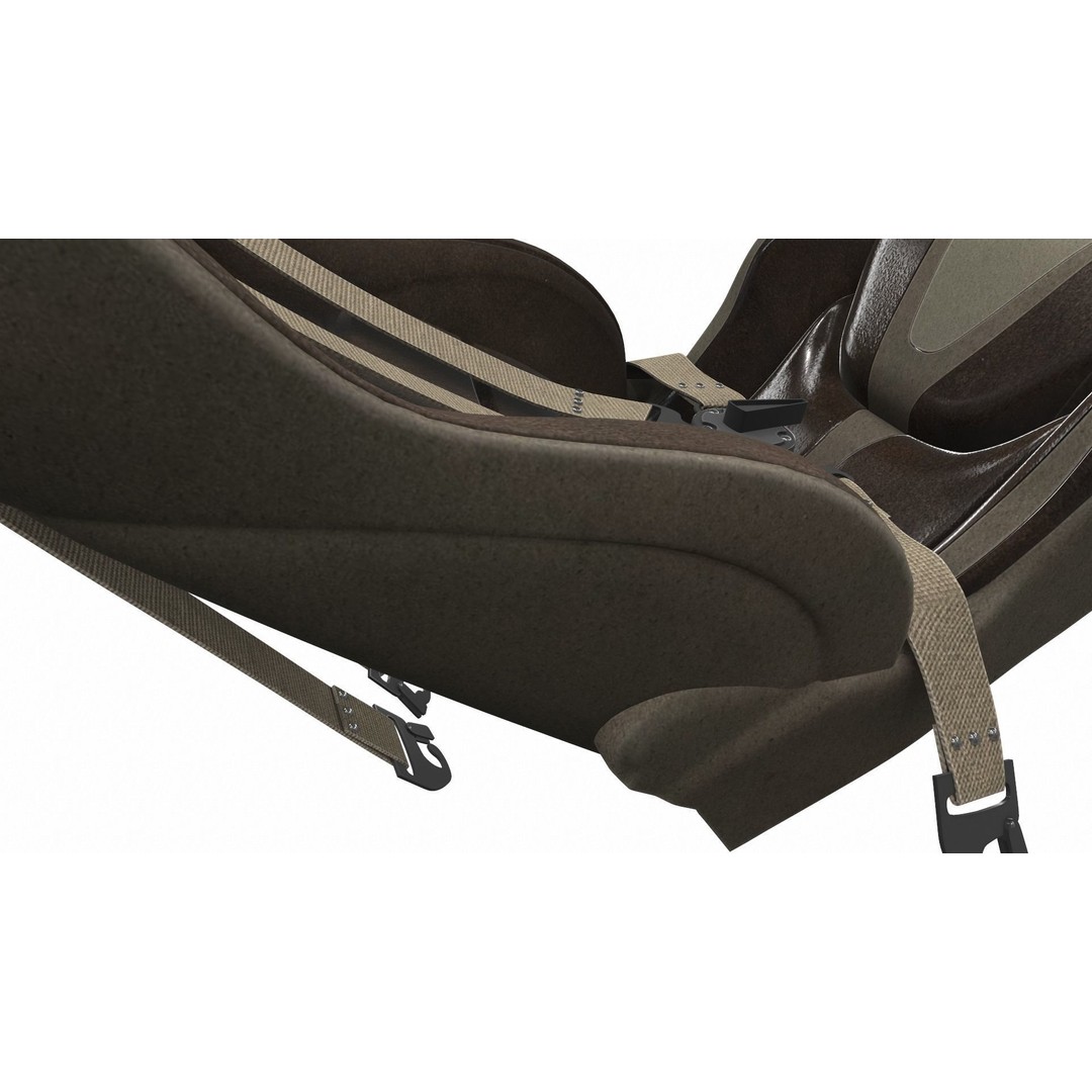 Sport Racing Car Seat 3D Model – PBR Textures, FBX, OBJ Formats - View 14