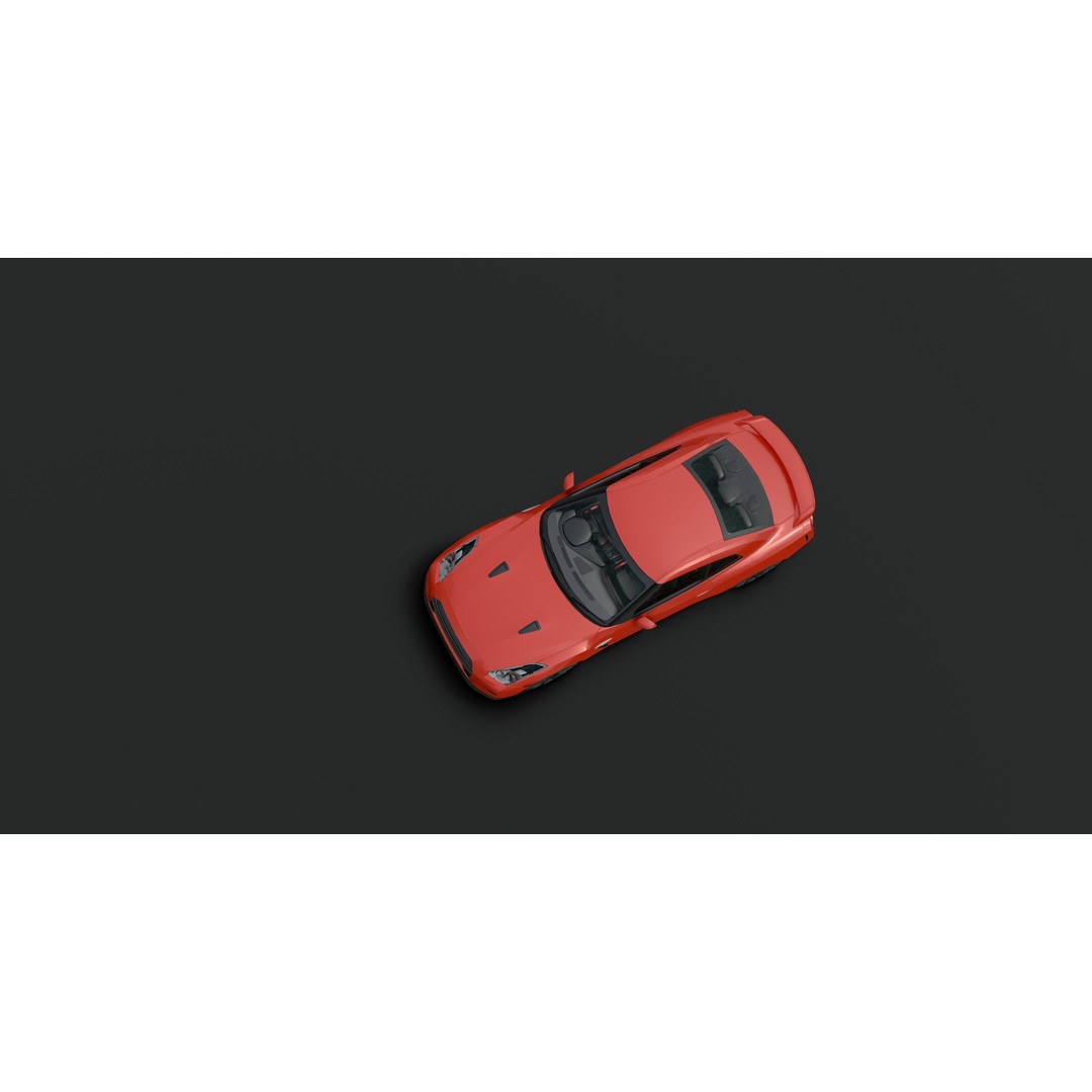 Nissan GTR VT 3D Model – Low Poly Game Asset for Blender - View 23