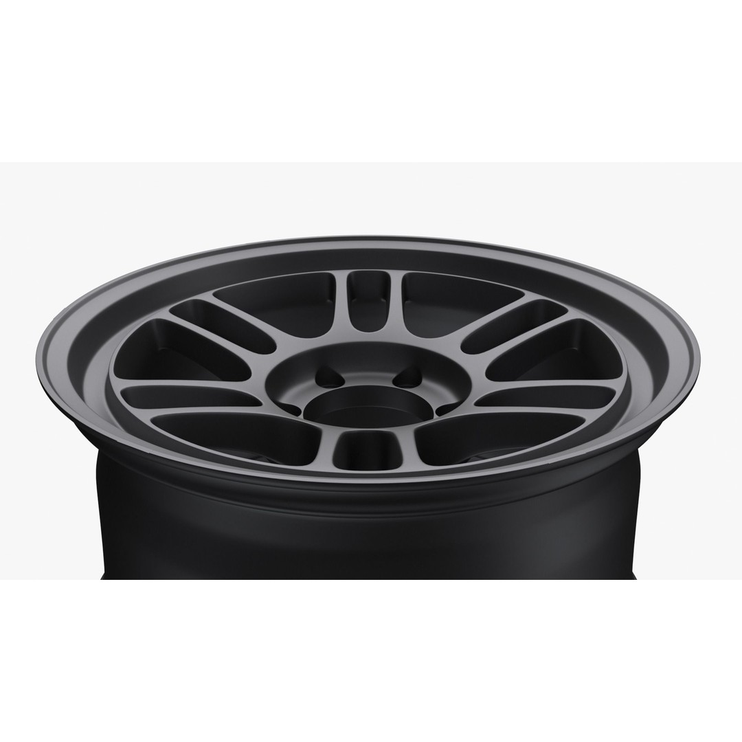 Enkei RPT1 Wheel Rim 3D Model – High Poly Game Asset, FBX, OBJ - View 10