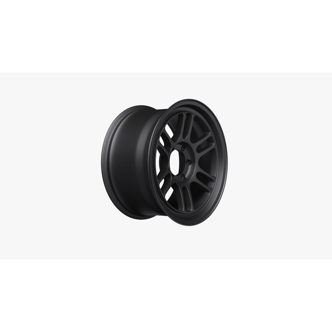Enkei RPT1 Wheel Rim 3D Model – High Poly Game Asset, FBX, OBJ - View 3