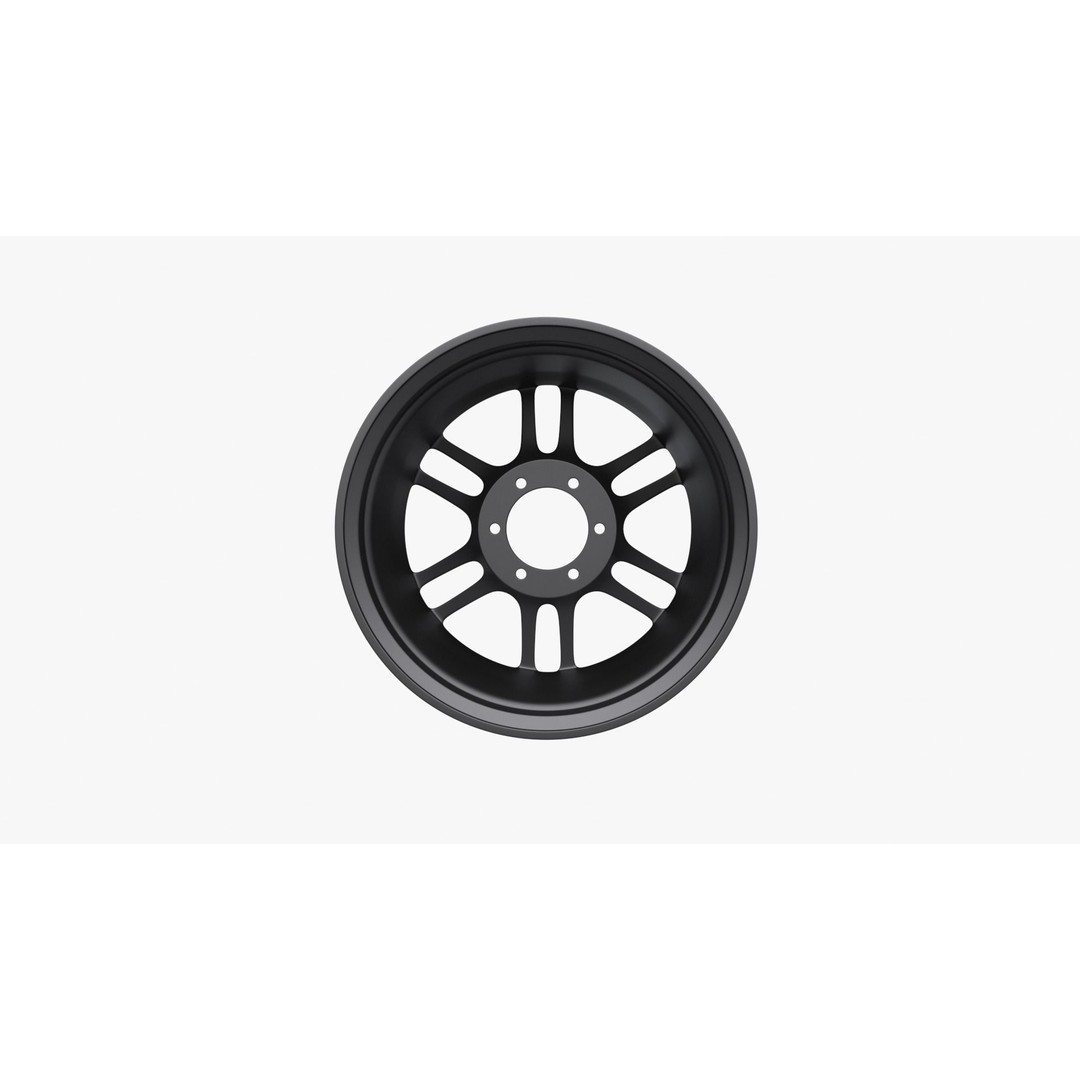 Enkei RPT1 Wheel Rim 3D Model – High Poly Game Asset, FBX, OBJ - View 5