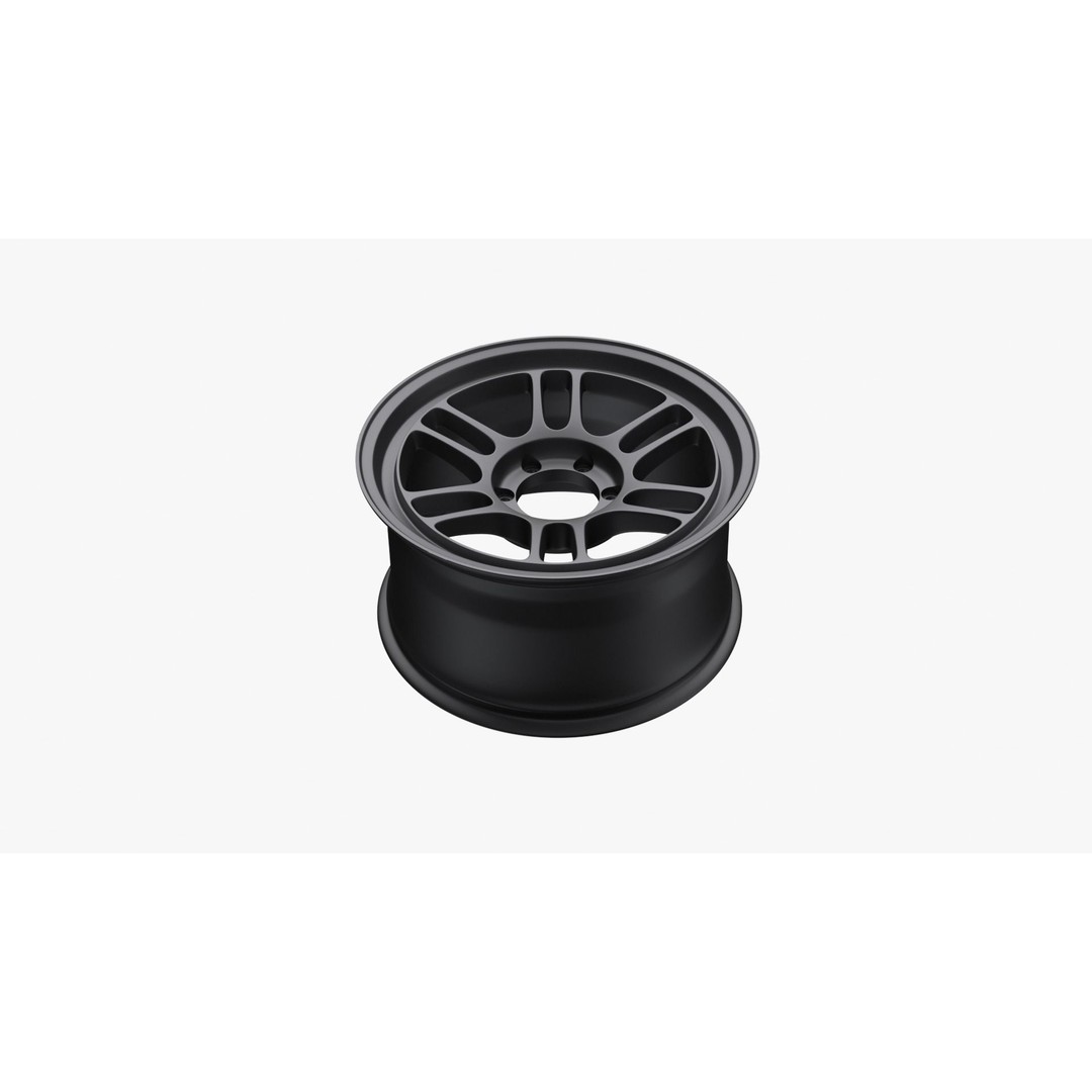 Enkei RPT1 Wheel Rim 3D Model – High Poly Game Asset, FBX, OBJ - View 9