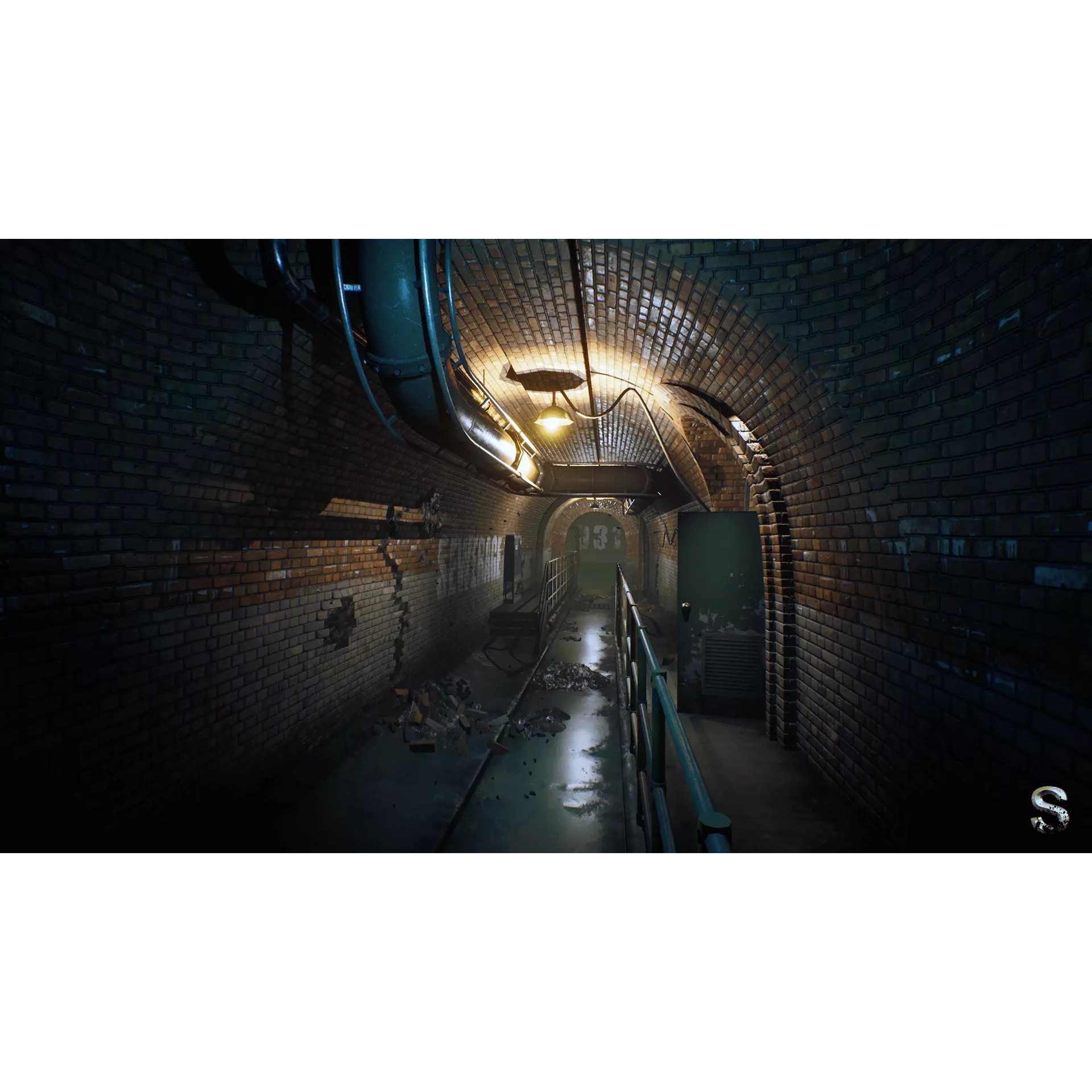 Sewerage - Low-Poly Game-Ready 3D Model - View 2