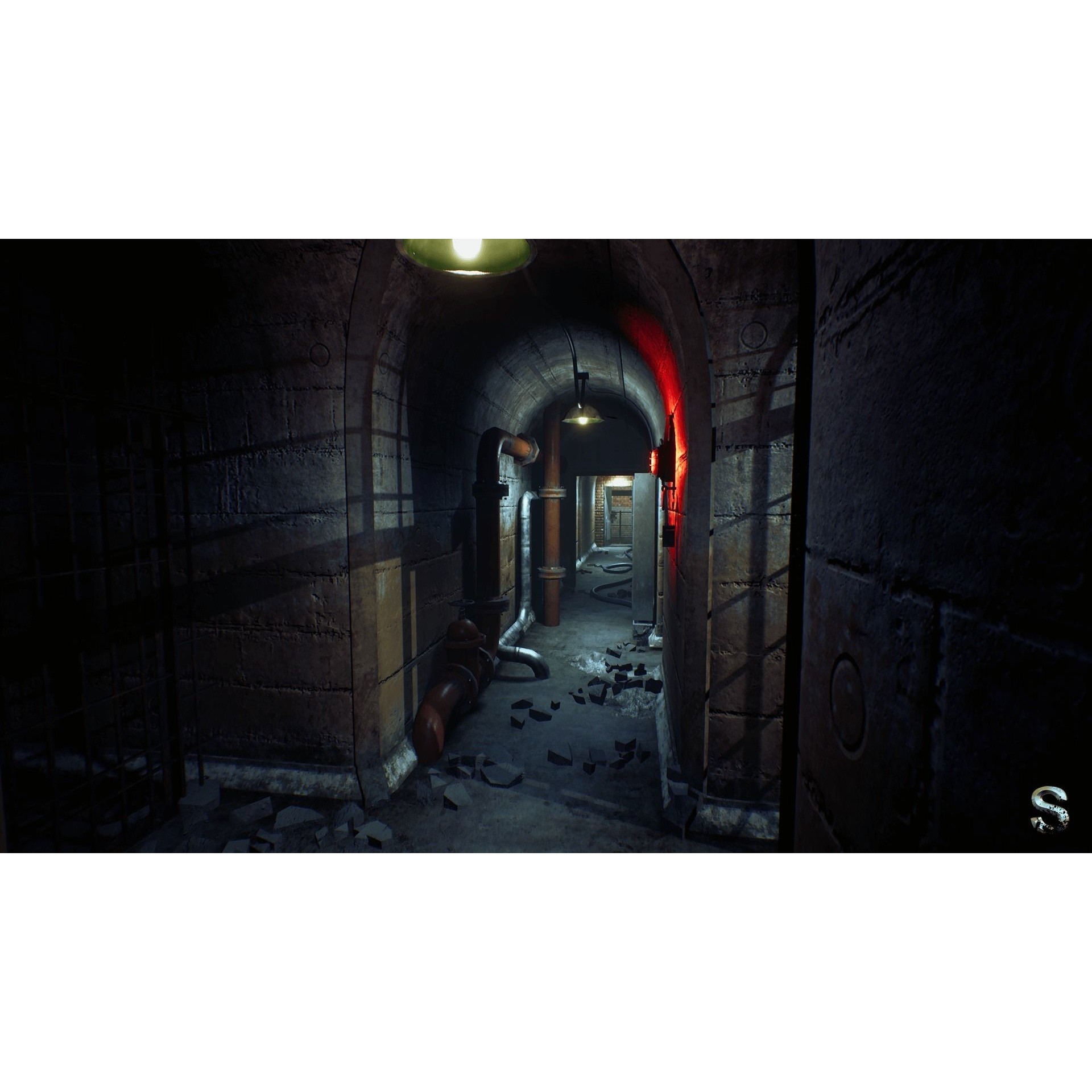 Sewerage - Low-Poly Game-Ready 3D Model - View 3