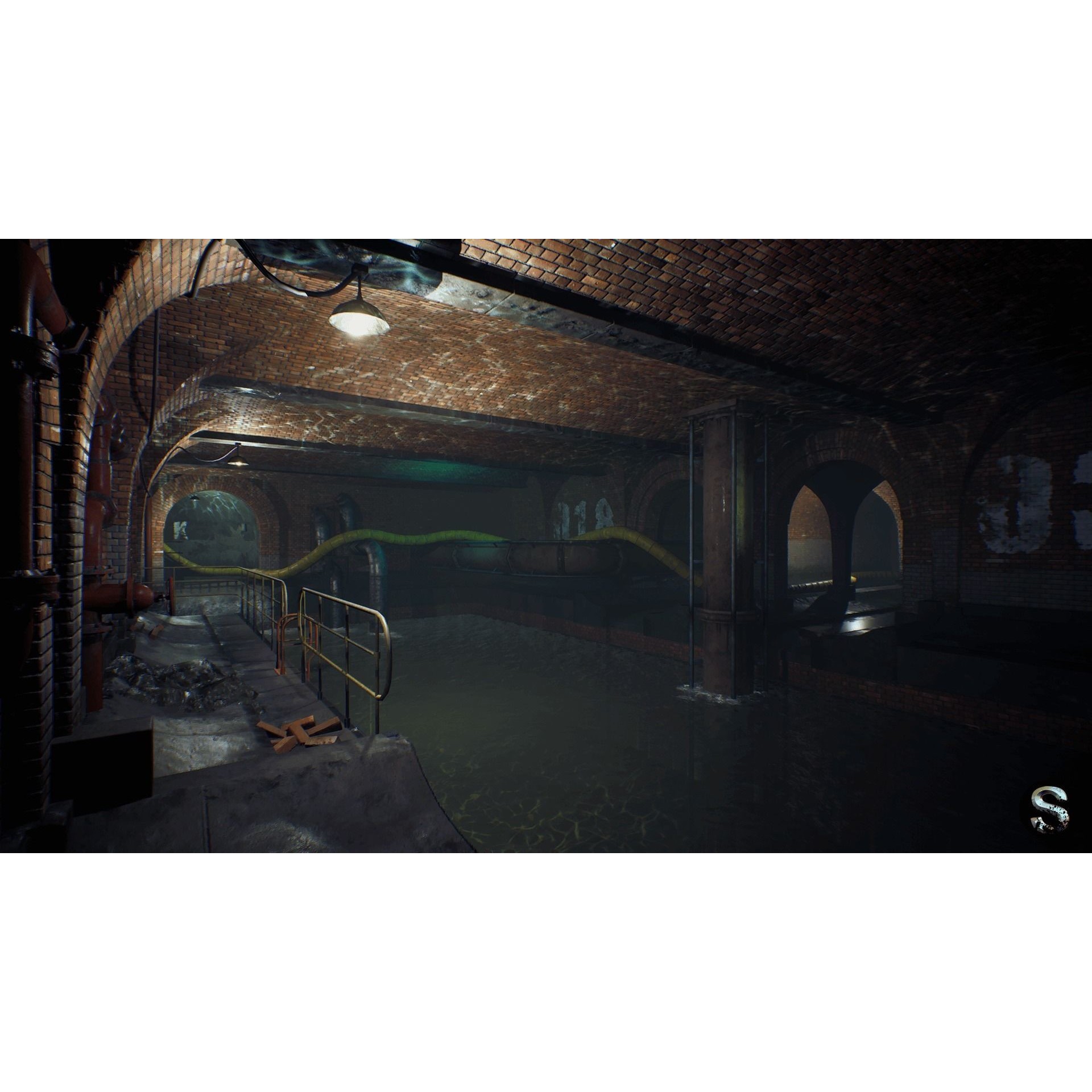Sewerage - Low-Poly Game-Ready 3D Model - View 6