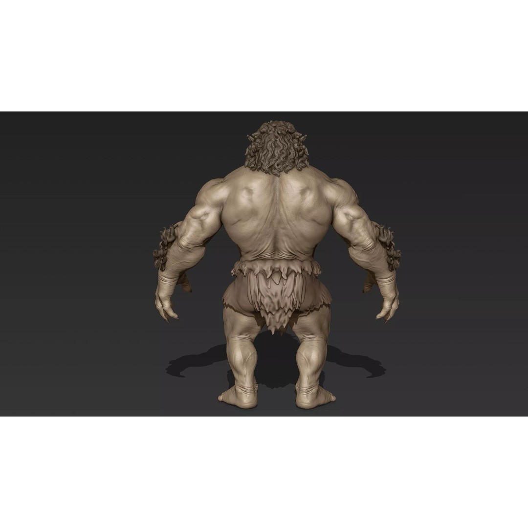 Mythology Humanoid Creature 3D Model – High Poly Zbrush Asset, ZTL & OBJ - View 7