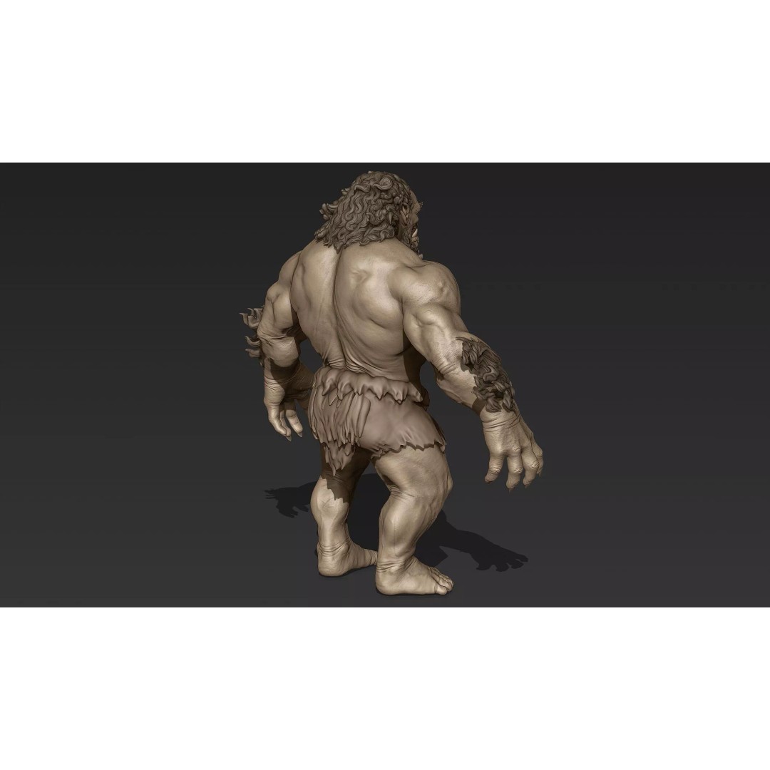 Mythology Humanoid Creature 3D Model – High Poly Zbrush Asset, ZTL & OBJ - View 8