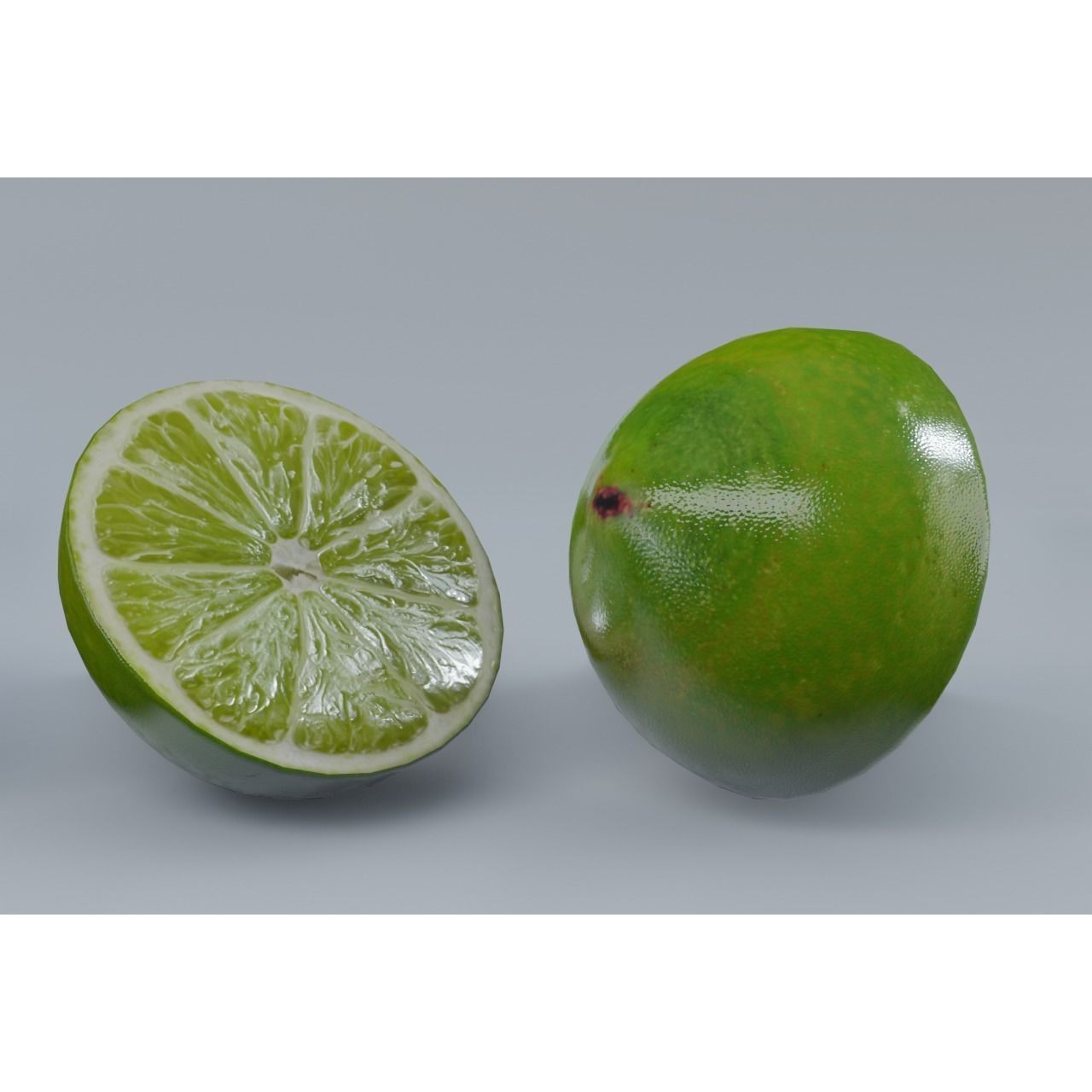 Lime - Low-Poly Game-Ready 3D Model - View 10