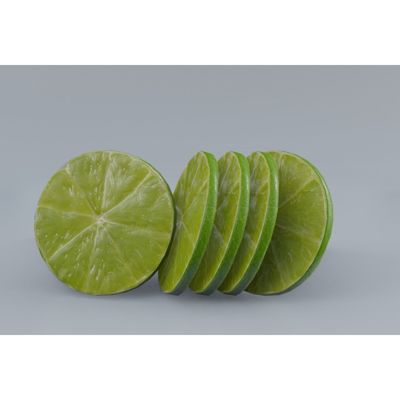 Lime - Low-Poly Game-Ready 3D Model - View 14