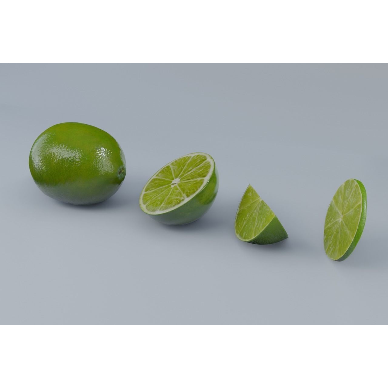 Lime - Low-Poly Game-Ready 3D Model - View 20