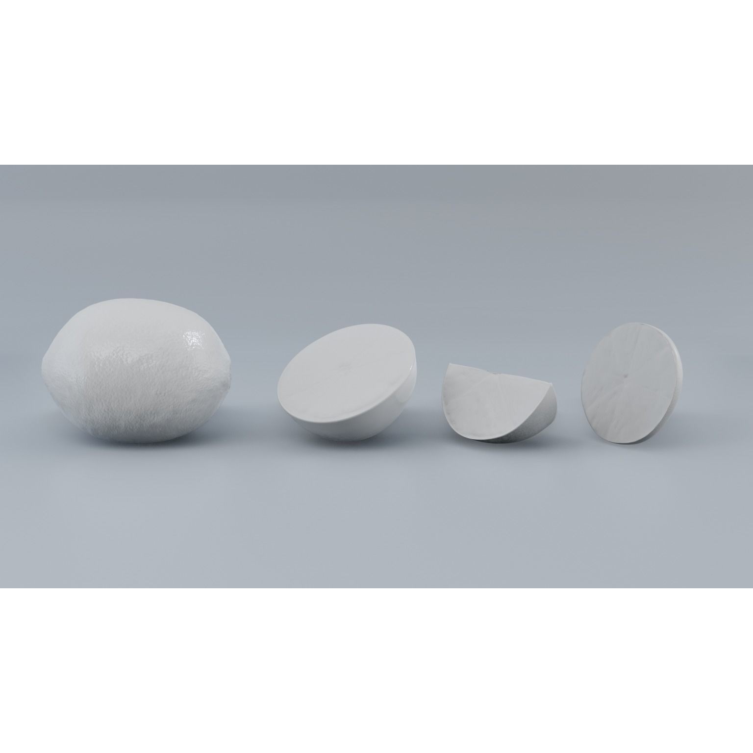 Lime - Low-Poly Game-Ready 3D Model - View 3