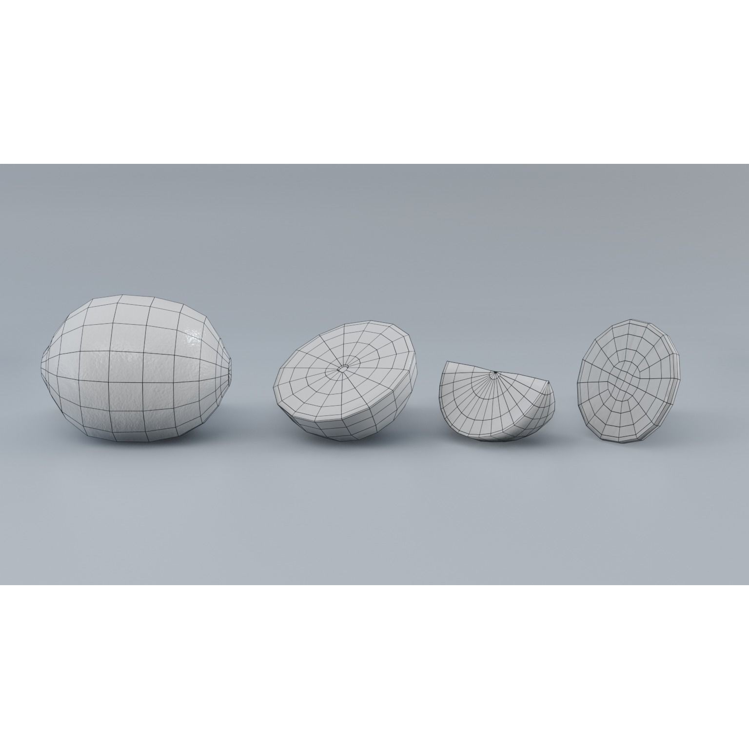 Lime - Low-Poly Game-Ready 3D Model - View 4