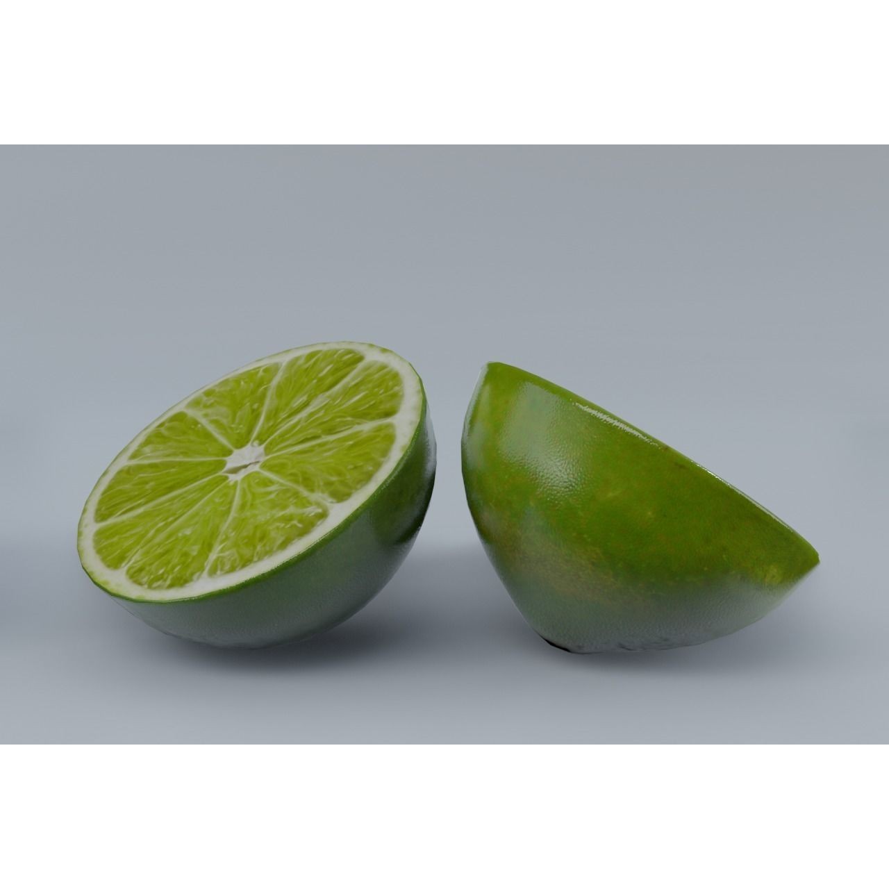 Lime - Low-Poly Game-Ready 3D Model - View 9