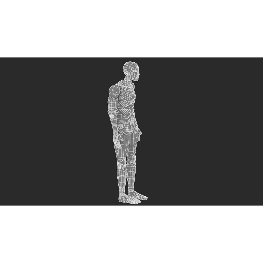 Crash Test Dummy 3D Model – High Quality Rigged Character for Animation - View 13