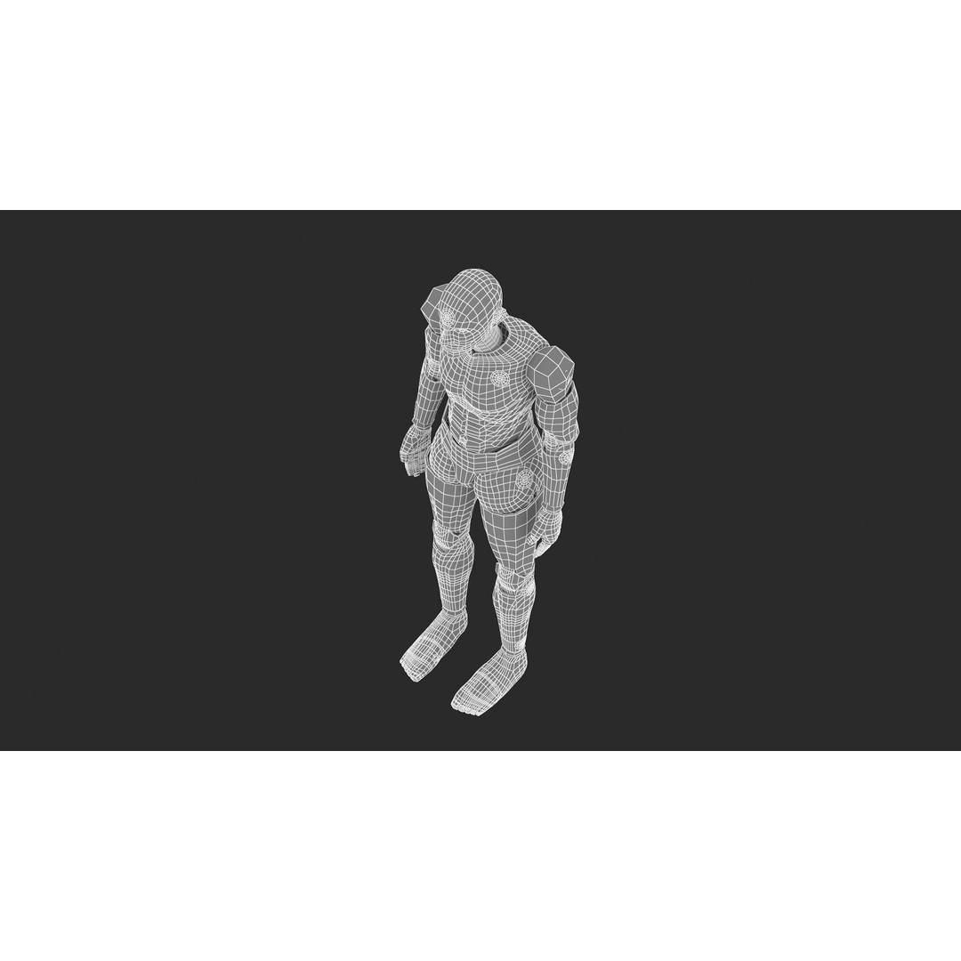 Crash Test Dummy 3D Model – High Quality Rigged Character for Animation - View 15