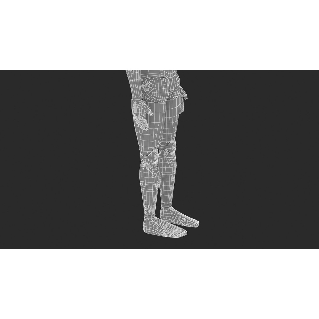 Crash Test Dummy 3D Model – High Quality Rigged Character for Animation - View 18