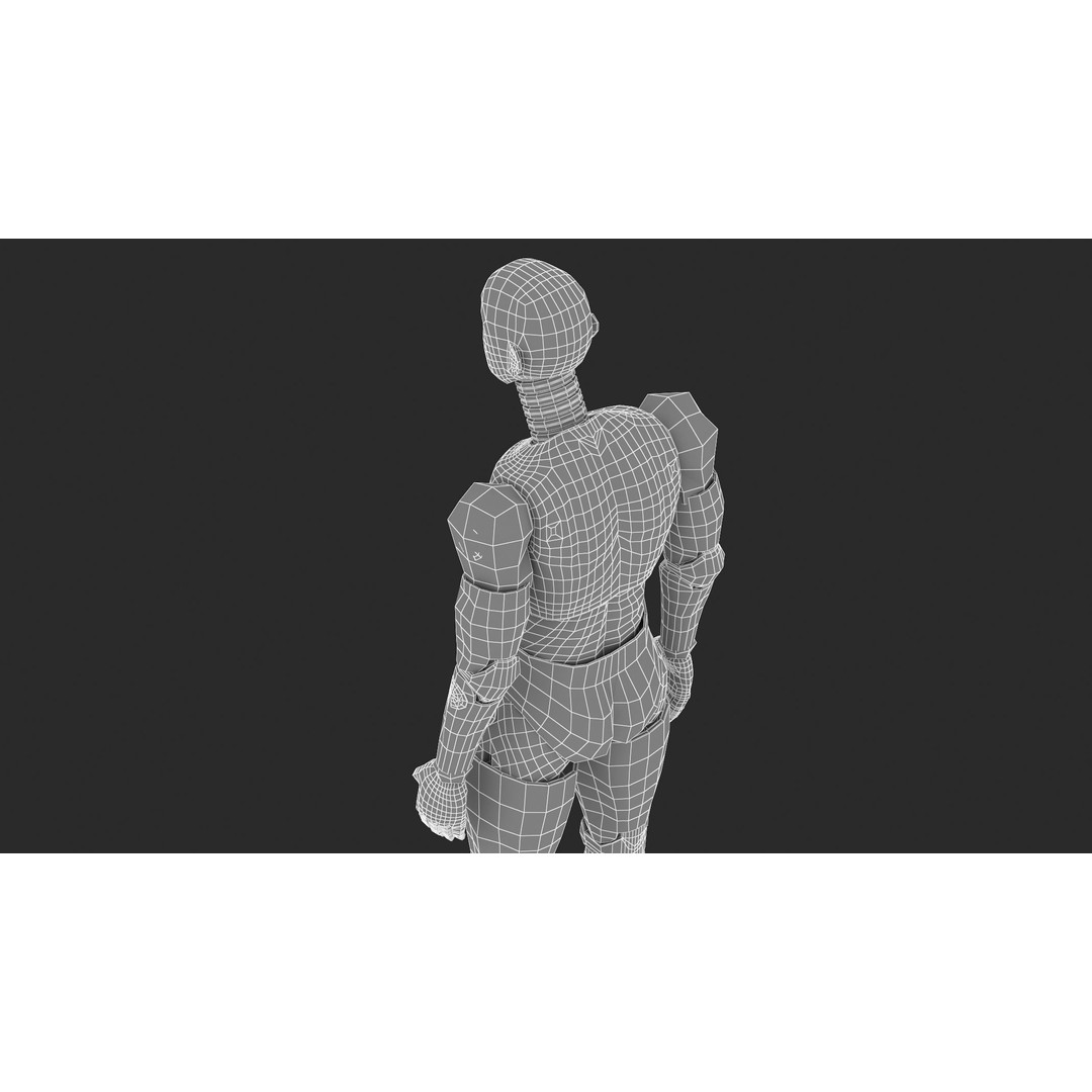 Crash Test Dummy 3D Model – High Quality Rigged Character for Animation - View 19