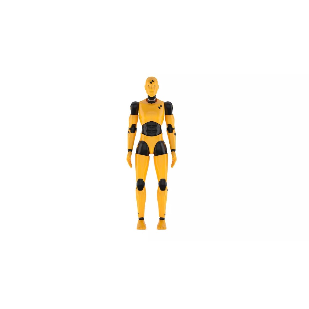 Crash Test Dummy 3D Model – High Quality Rigged Character for Animation - View 2