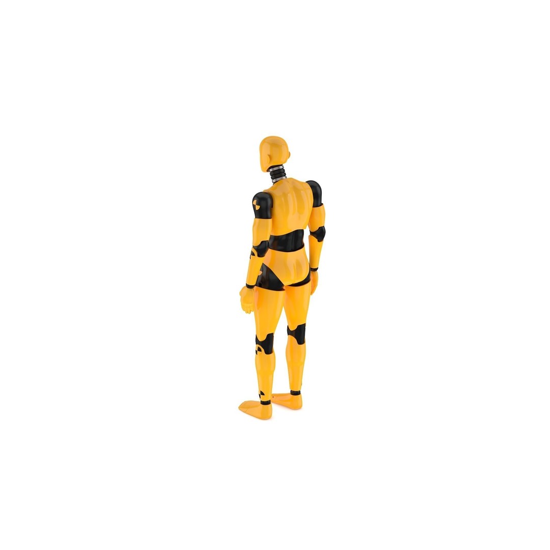 Crash Test Dummy 3D Model – High Quality Rigged Character for Animation - View 4
