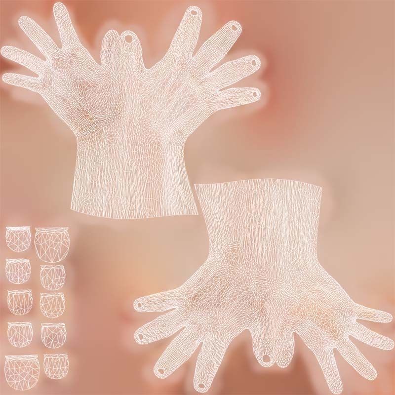 Male Duo Hands 3D Model – Low Poly Photogrammetry Asset, FBX - View 16