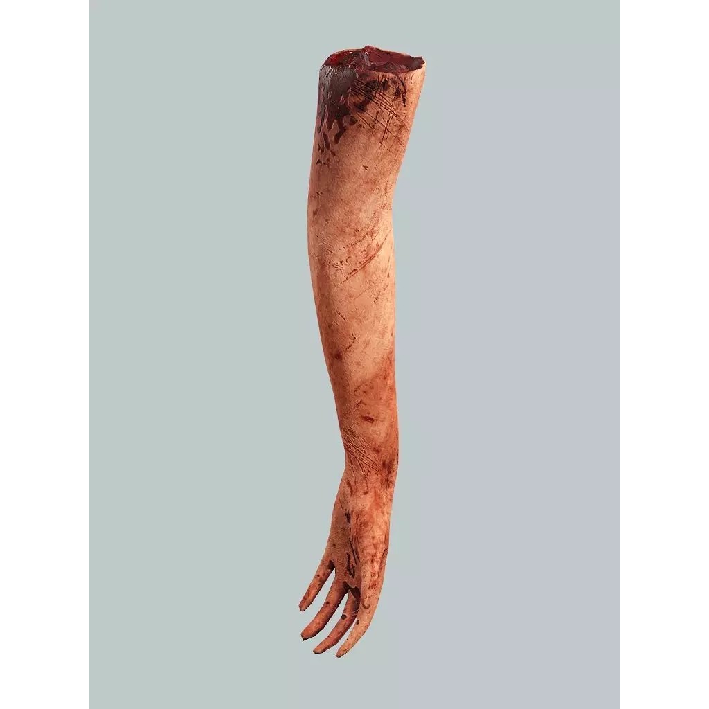 Human Corpses Pack 06 3D Model – Low Poly Horror Game Asset, FBX, OBJ - View 15