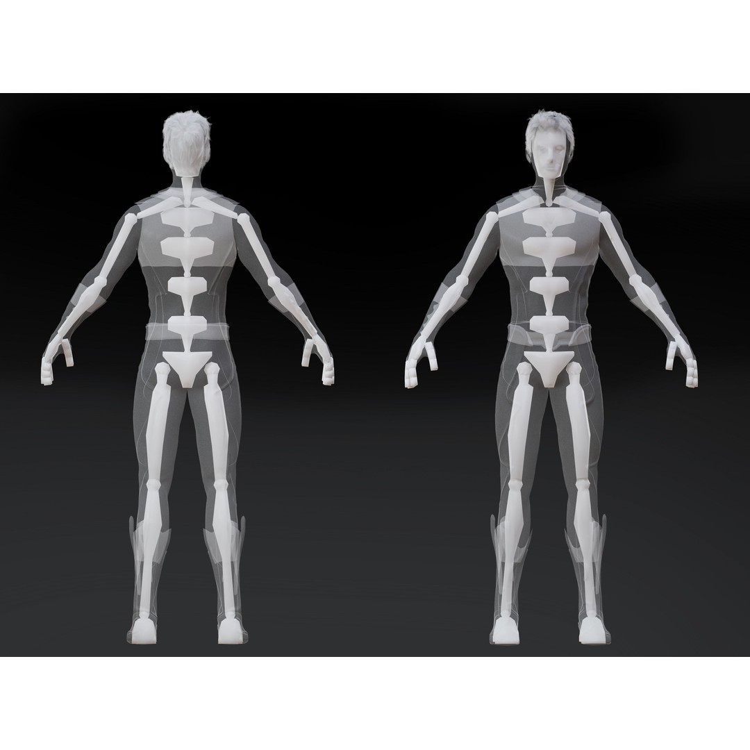 The Deep 3D Model – Low Poly Character with PBR Textures, FBX