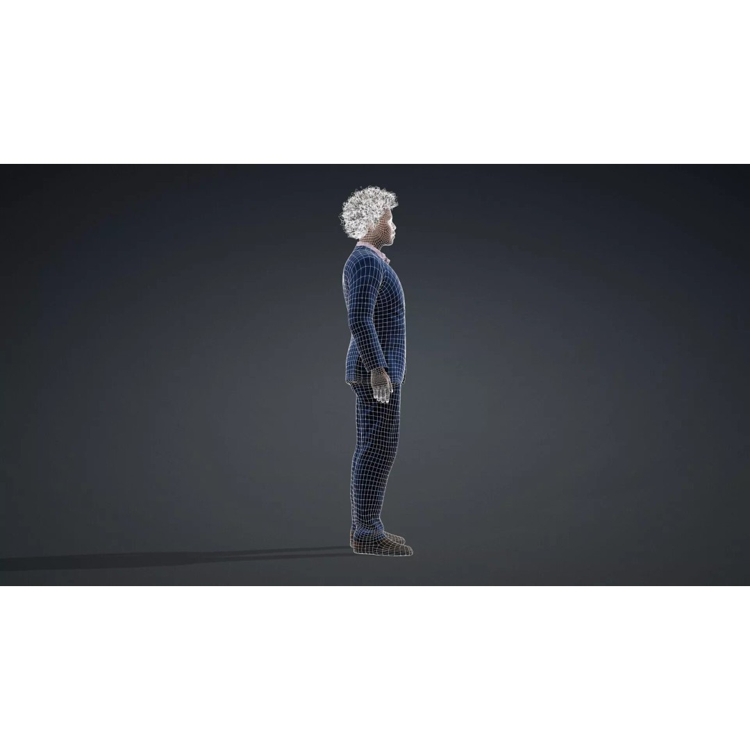 African Male Character 3D Model – Rigged Game-Ready Asset, FBX - View 14